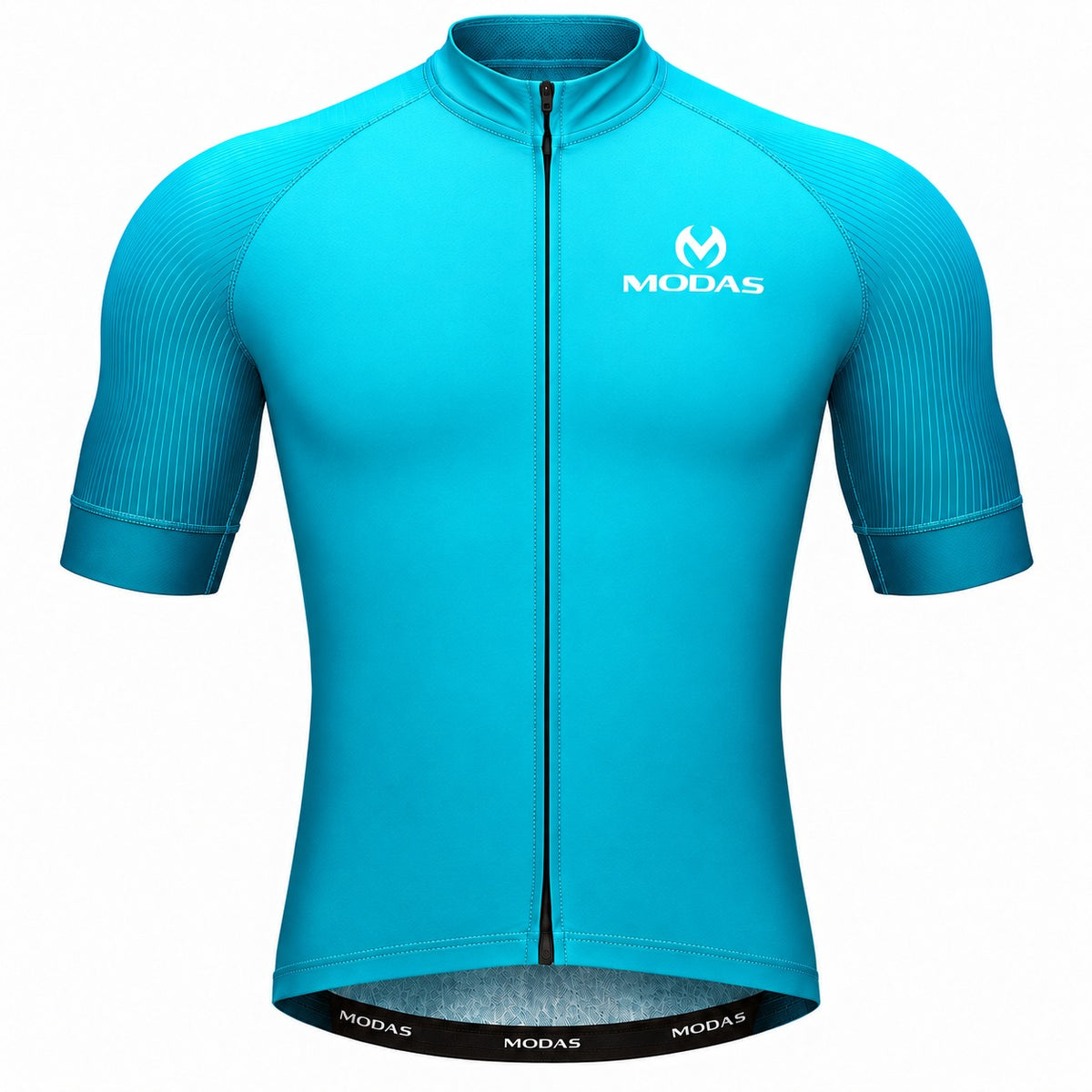 MODAS Cyan Breeze Men's Short-Sleeve Cycling Jersey